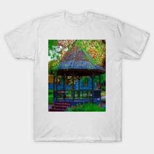 The Victorian Gazebo In Impasto T-Shirt